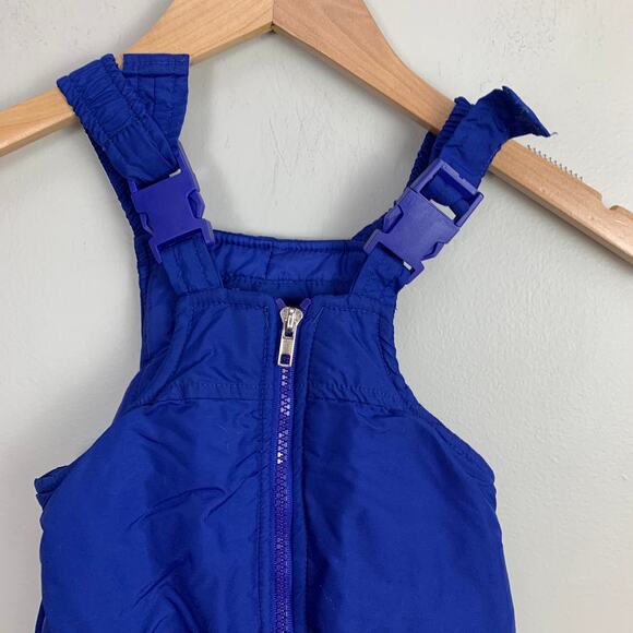 Weather Tamer Blue Yellow Black Colorblock Snow Bib Pants Baby Boy 12 Months - Picture 3 of 6